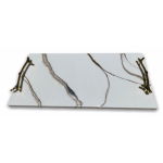 صينية رخام بيضاء