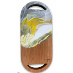 لوح تقطيع بيضاوي من الطرفين