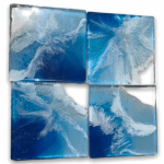 كوستر المربع البحر(4 حبات )